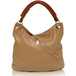 Gregory Sylvia Tan Leather Ava Shoulder Bag Excellent Used Condition